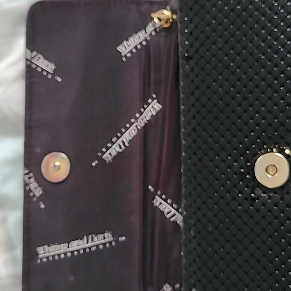 Whiting and Davis elegant Black Mesh Women's Bag - Picture 2 of 3